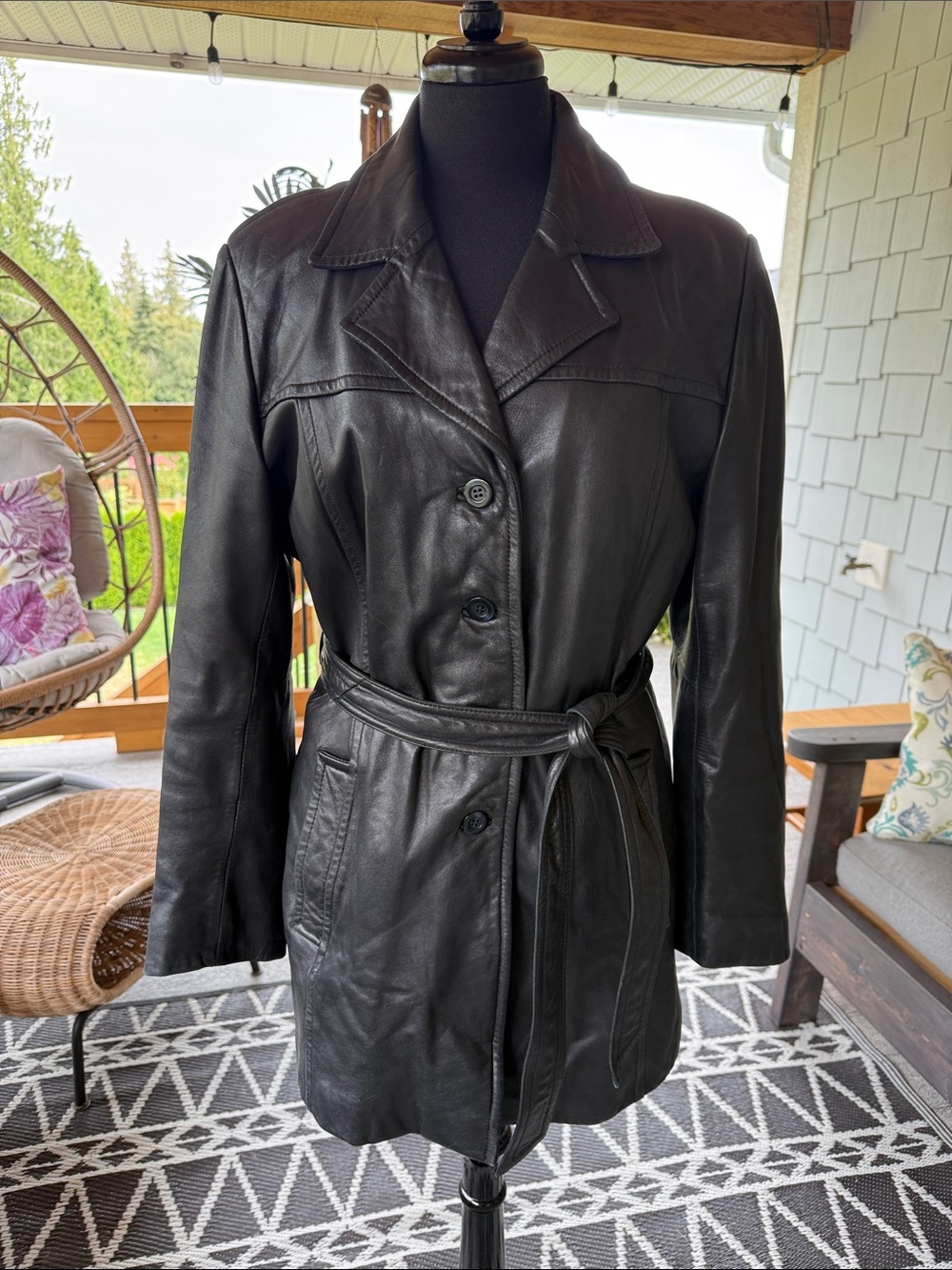Danier | Leather Belted Coat